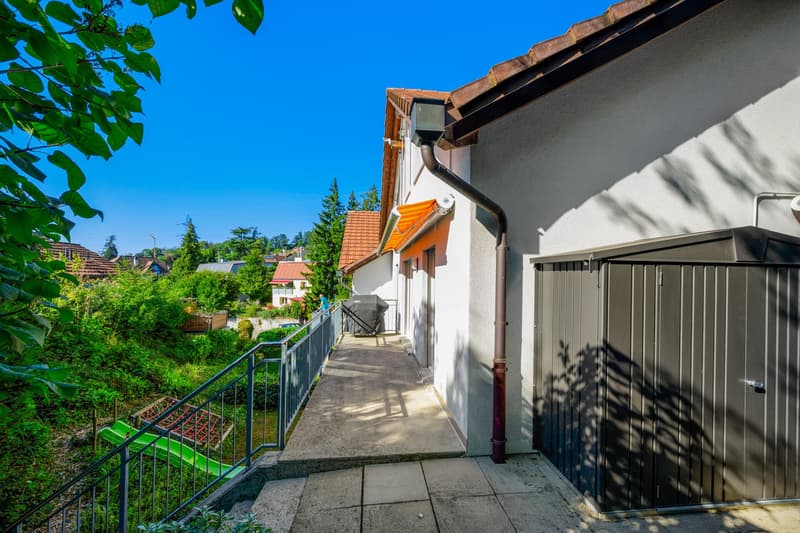 Haus Gartenansicht