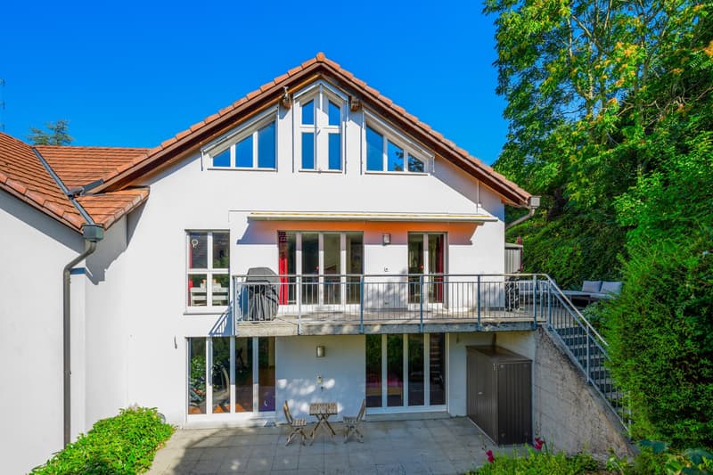 Haus Terrassenansicht
