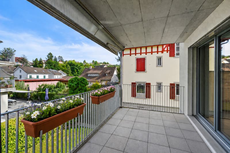 Balkon zum Garten