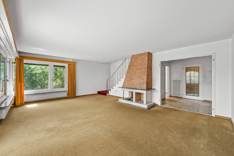 Wohnzimmer mit Terrassenzugang