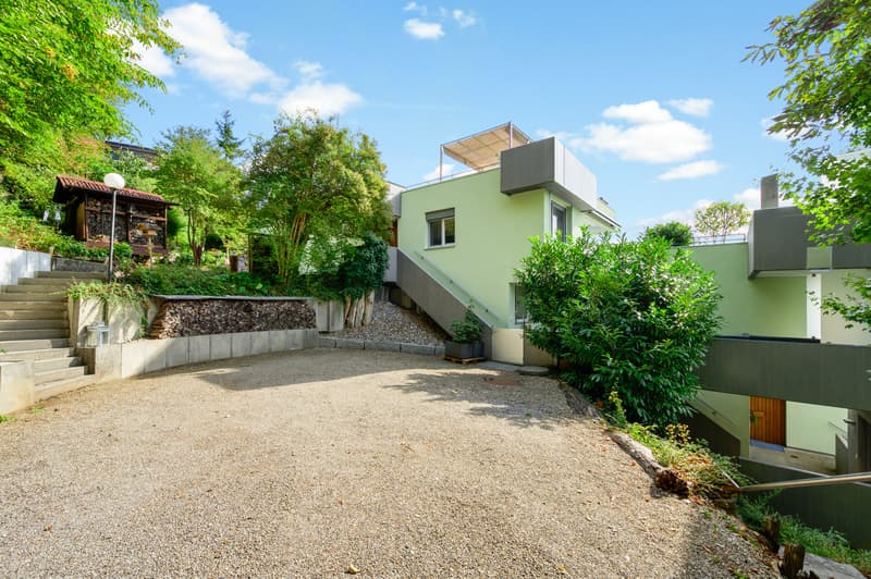 Eigener Wendeplatz und Gartenzugang