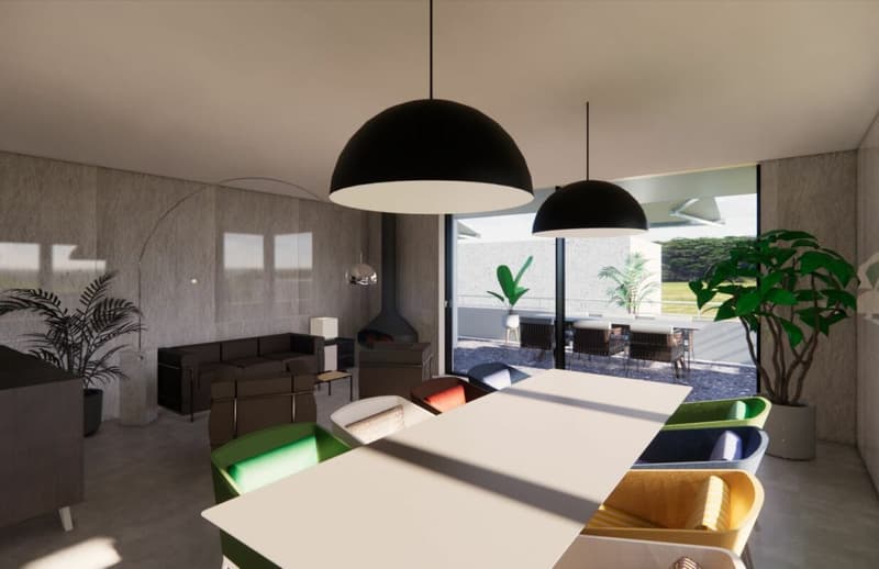 Casa nuova a 2 famiglie con una vista panoramica (8)