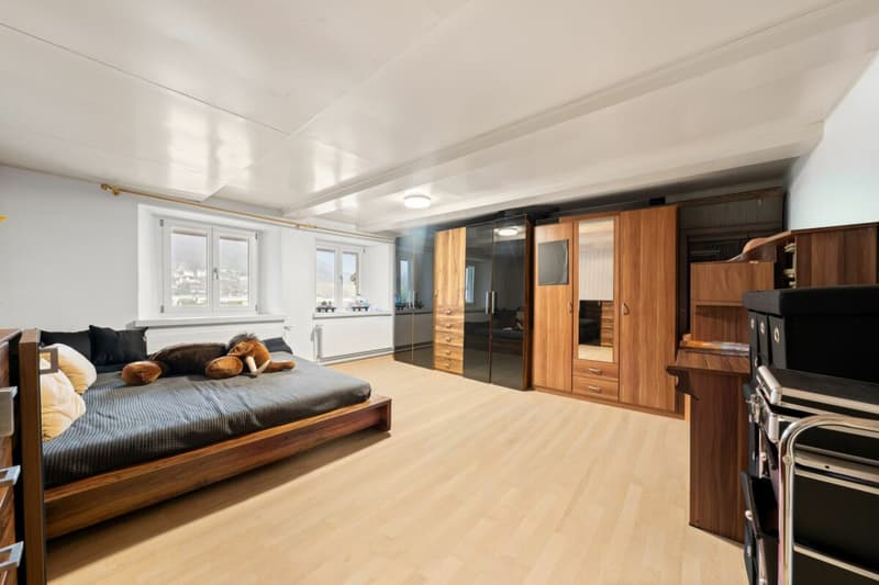 Das Elternzimmer im OG