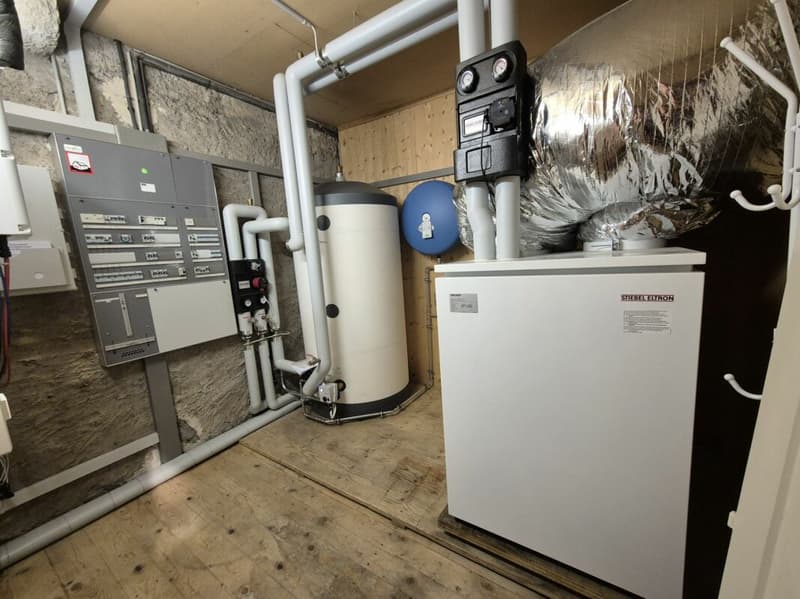 Im Jahr 2022 wurde eine neue Wärmepumpenheizung der Marke Stiebel Eltron eingebaut.