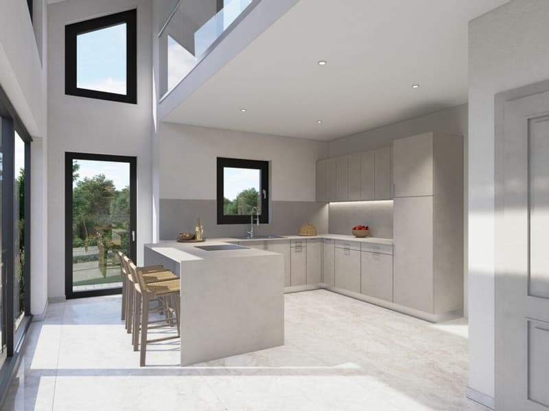 Exclusive single-family house with large terrace, annex and mountain and lake view (4)