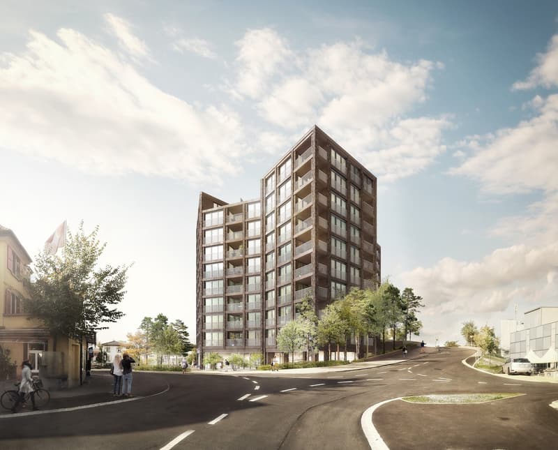 Moderne 4.5 Zimmerwohnung im Tower Münchenstein (1)
