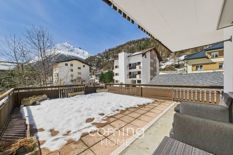 Appartement 2,5 pièces rénové avec vue sur les montagnes à Saas-Grund (10)