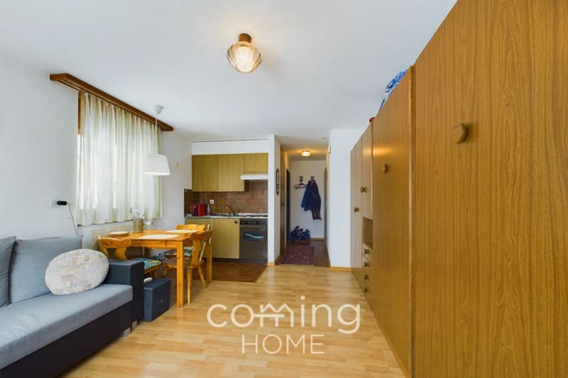 Alpines Studio in Leukerbad - sofort nutzbar und zentral gelegen (3)