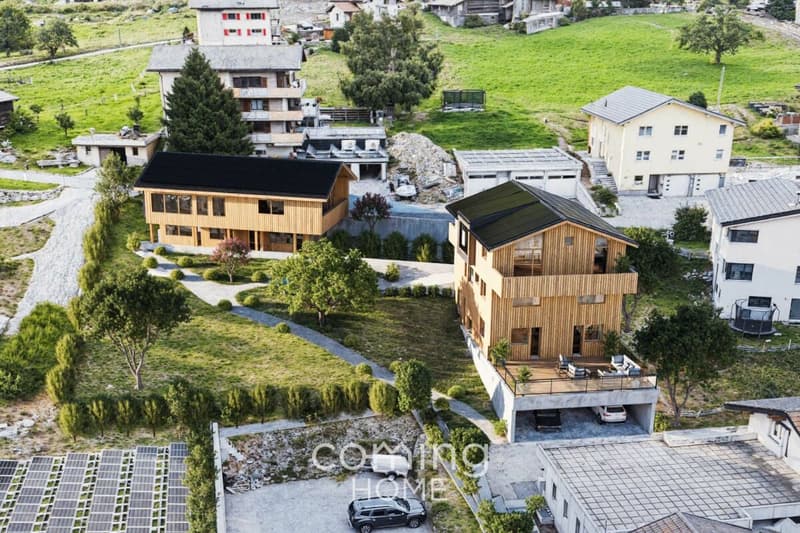 Charaktervolle Neubauten in Bürchen - Holzbauweise, Bergblick und PV-Anlage inklusive (4)