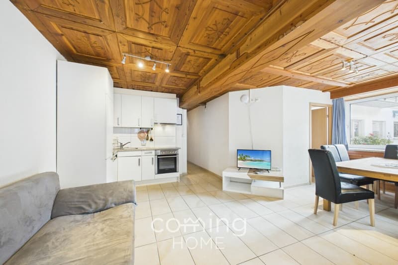 Attrattiva proprietà redditizia a Saas-Grund - cinque appartamenti di 3,5 locali con vista sulla montagna (7)