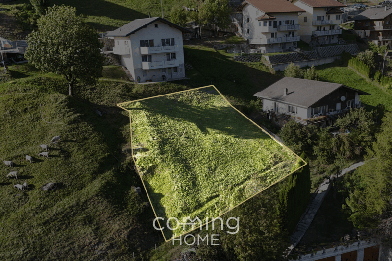 Lotto edificabile a Mund in posizione soleggiata a sud con vista sulla valle del Rodano - Zona residenziale W2, possibile prima casa (4)