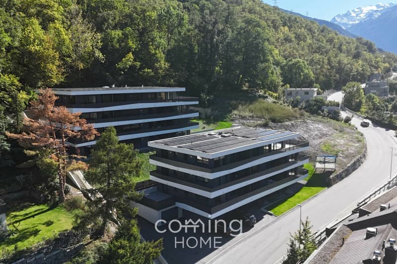 Visp - Helle 4.5-Zimmer-Neubauwohnung mit Talblick im Wohnensemble Teelwald (3)