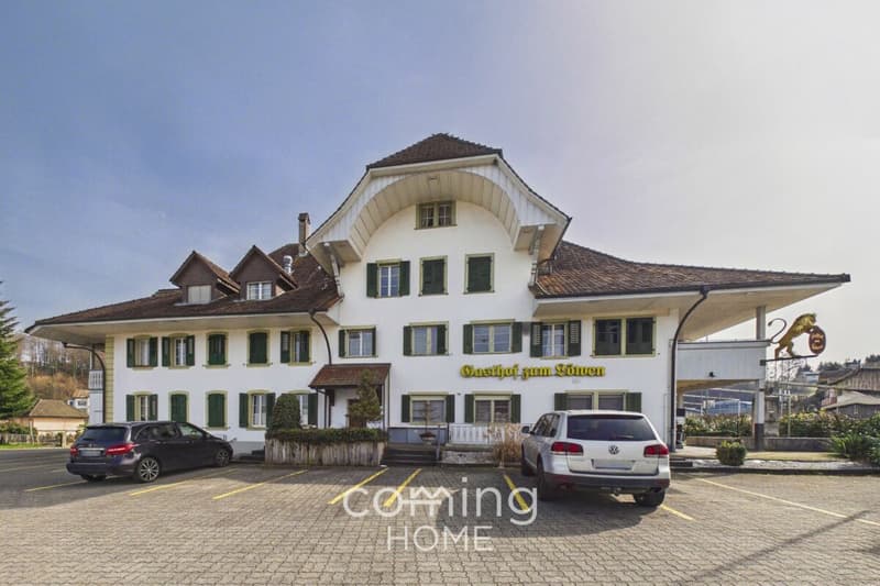 Gasthof zum Löwen in Wynau - Investment property featuring a restaurant, 13 rooms, and a long-standing tradition (1)