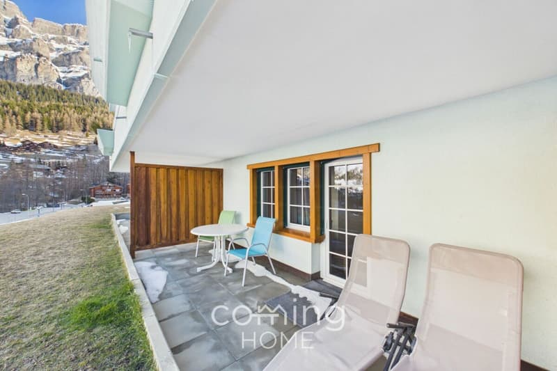 Appartement 3,5 pièces entièrement rénové à Loèche-les-Bains - Rez-de-chaussée ensoleillé avec panorama alpin (9)