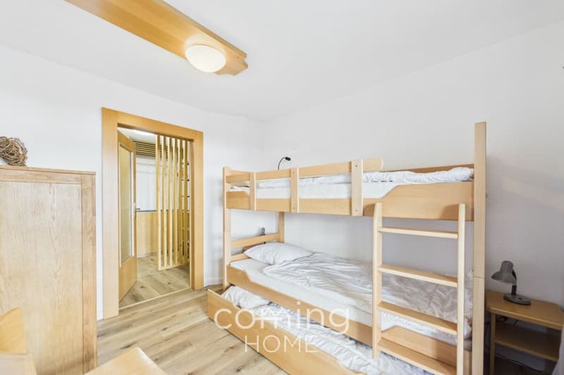 Appartement 3,5 pièces entièrement rénové à Loèche-les-Bains - Rez-de-chaussée ensoleillé avec panorama alpin (7)