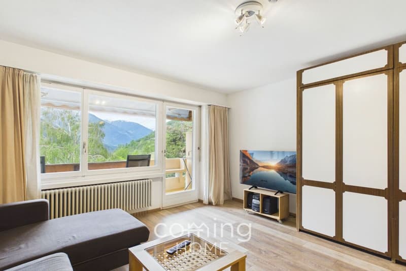 Charming 2.5 room apartment in Mörel-Filet with mountain views (4)