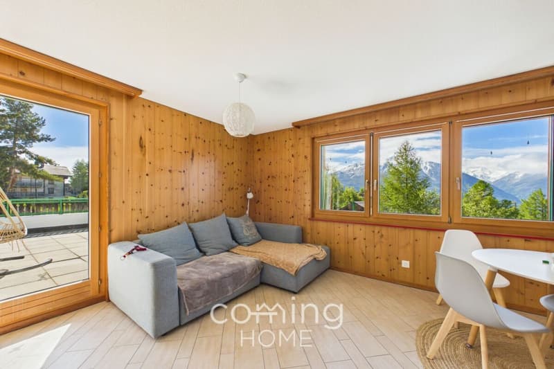 Charming 3.5 room apartment in Jeizinen with mountain views (5)