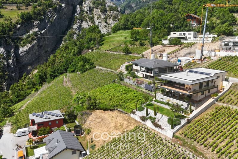 Parcello edificabile soleggiato a Leuk con vista meravigliosa - completamente attrezzato (7)