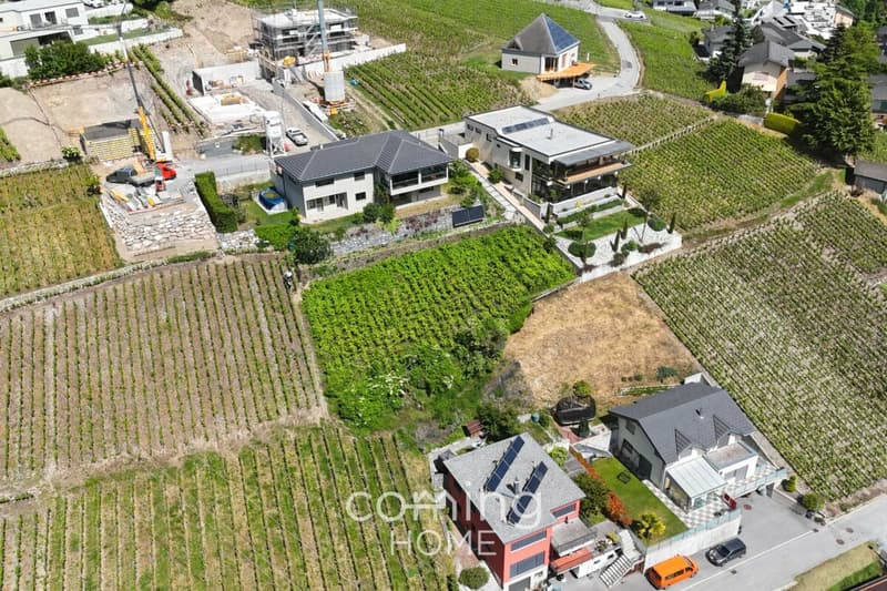 Parcello edificabile soleggiato a Leuk con vista meravigliosa - completamente attrezzato (4)