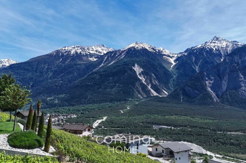 Parcello edificabile soleggiato a Leuk con vista meravigliosa - completamente attrezzato (9)