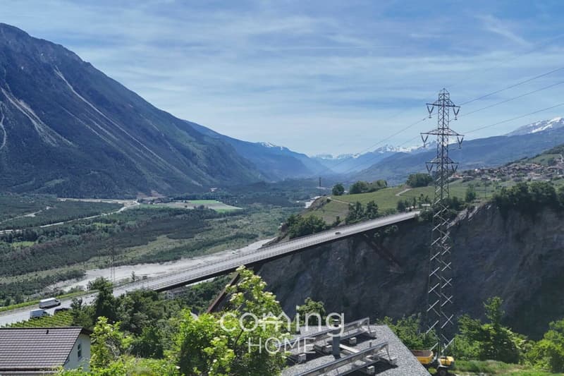 Parcello edificabile soleggiato a Leuk con vista meravigliosa - completamente attrezzato (8)