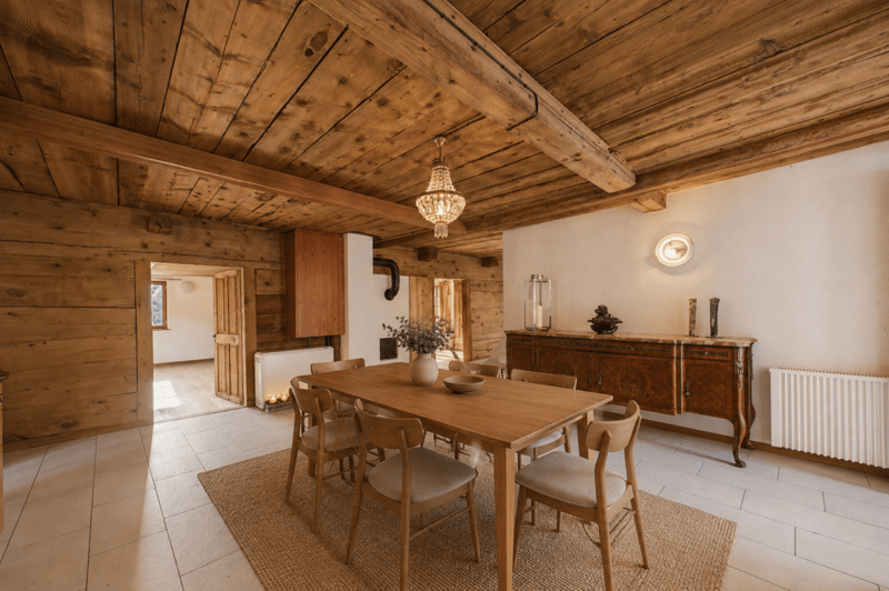 Charmante 3.5 Zimmer Wohnung im Chalet Stil in Törbel - sonnige Hanglage mit Bergsicht (3)