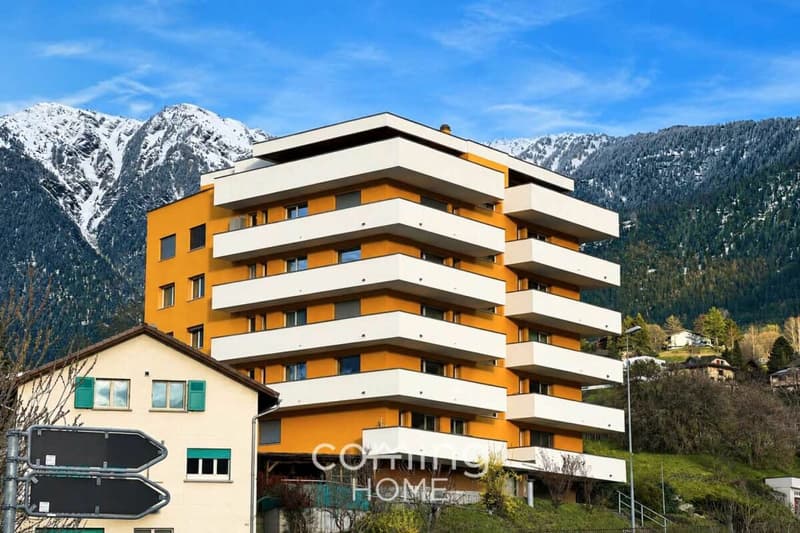 Appartement moderne de 4,5 pièces à Brigue-Glis, avec balcon et vue sur les montagnes (13)