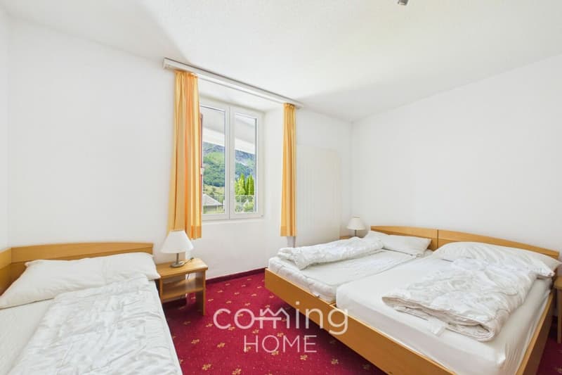 Appartamento di 4,5 locali luminoso a Leukerbad con vista sulla montagna e posizione tranquilla (6)