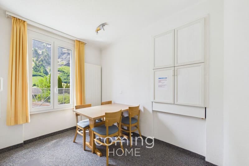 Ampio monolocale di 1,5 locali a Leukerbad con terrazza soleggiata e vista sulla montagna (7)