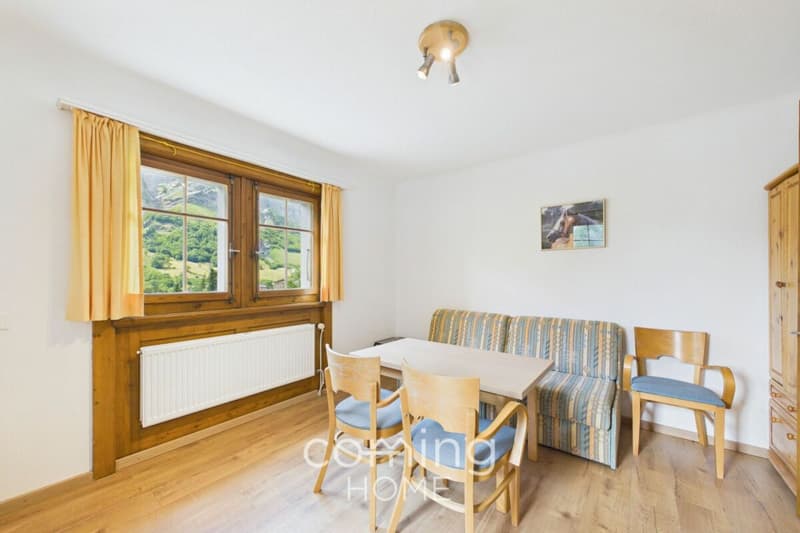 Incantevole appartamento duplex di 4 camere a Leukerbad con panorama alpino (3)