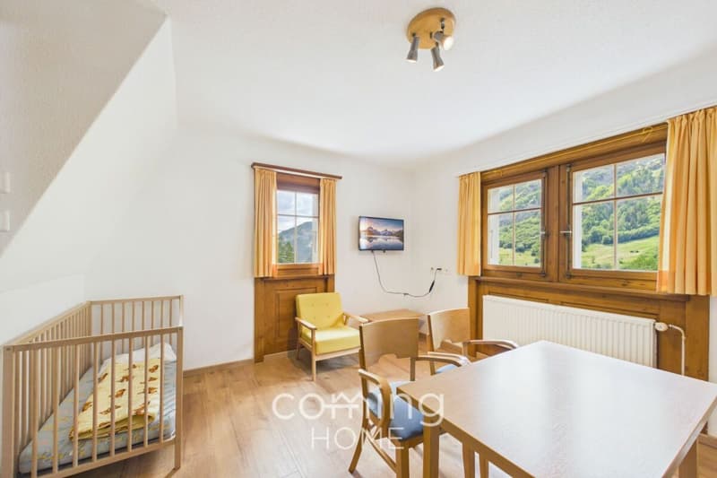 Incantevole appartamento duplex di 4 camere a Leukerbad con panorama alpino (2)