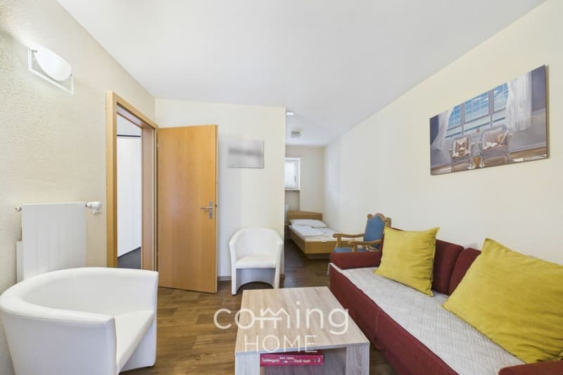 Vivere o vacanze: appartamento di 4 camere a Leukerbad con panorama montano (4)