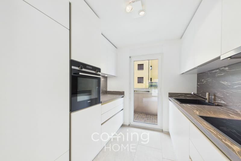 Moderne 3.5 Zimmerwohnung in Visp mit zwei Balkonen und Bergsicht (4)