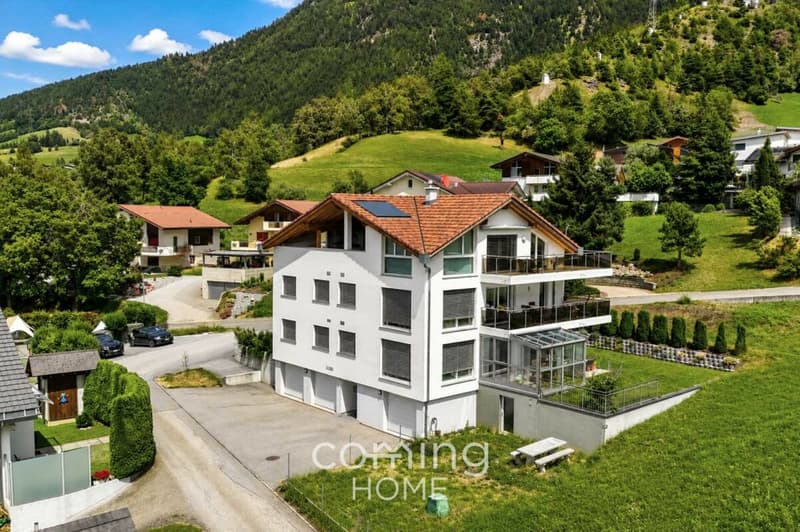 Stilvolle 5.5-Zimmer-Gartenwohnung mit Wintergarten und Bergsicht in Ried-Brig (1)