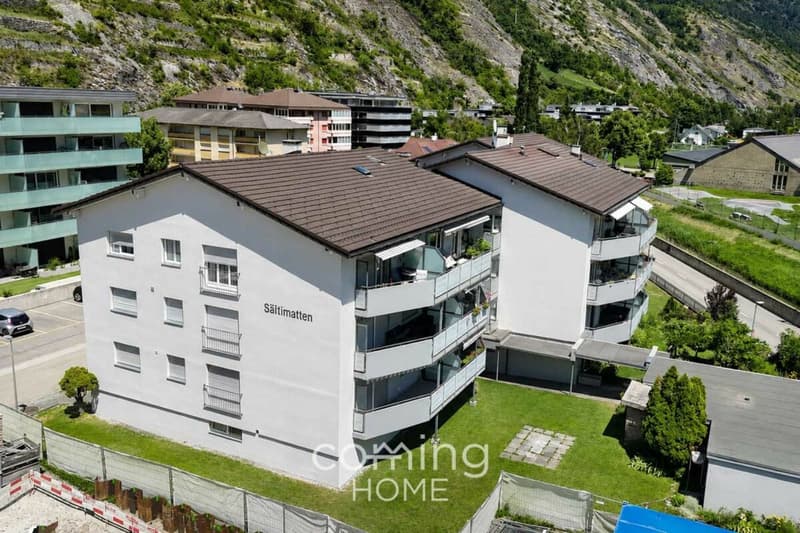 Well-maintained 4.5-room apartment in Steg-Hohtenn with sunny balcony and mountain views (14)