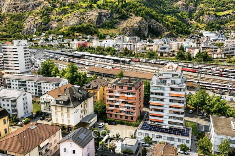 Ampia attico con terrazza panoramica - Brig (19)