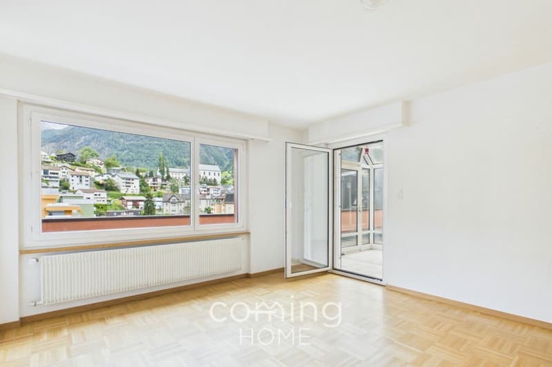 Ampia attico con terrazza panoramica - Brig (14)