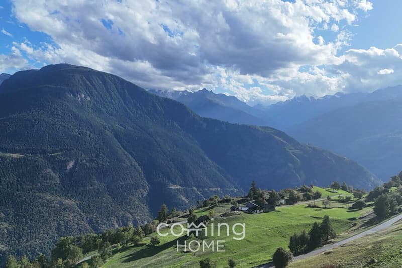 Bauparzelle in Salwald, Mund - Panoramablick auf Glishorn und Rhonetal, Erstwohnsitz möglich (4)