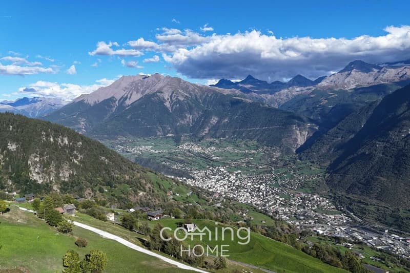 Bauparzelle in Salwald, Mund - Panoramablick auf Glishorn und Rhonetal, Erstwohnsitz möglich (7)