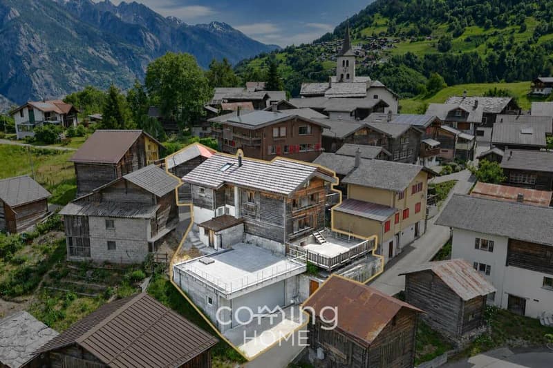 Zweifamilienhaus in Unterems - Chalet-Charme, Panoramaaussicht, flexible Nutzung (1)