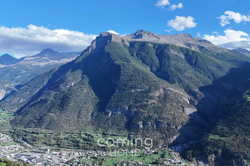 Bauparzelle in Mund - Bauzone W2, Rhonetal-Panorama, 15 Minuten nach Brig (1)