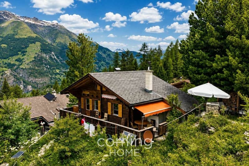4-Zimmer-Chalet in St. Niklaus - Panoramaaussicht, Cheminée, Zweitwohnsitz möglich (6)