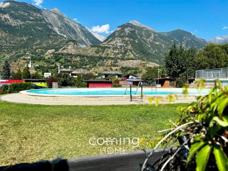 Feriendomizil in Raron - Mobilehome mit Gartenplatz, Pool und sofortiger Nutzung (2)