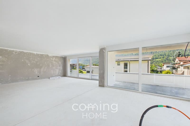 Neubau 4.5-Zimmer-Wohnung in Niedergesteln - Balkon, Bodenheizung, schlüsselfertig (3)