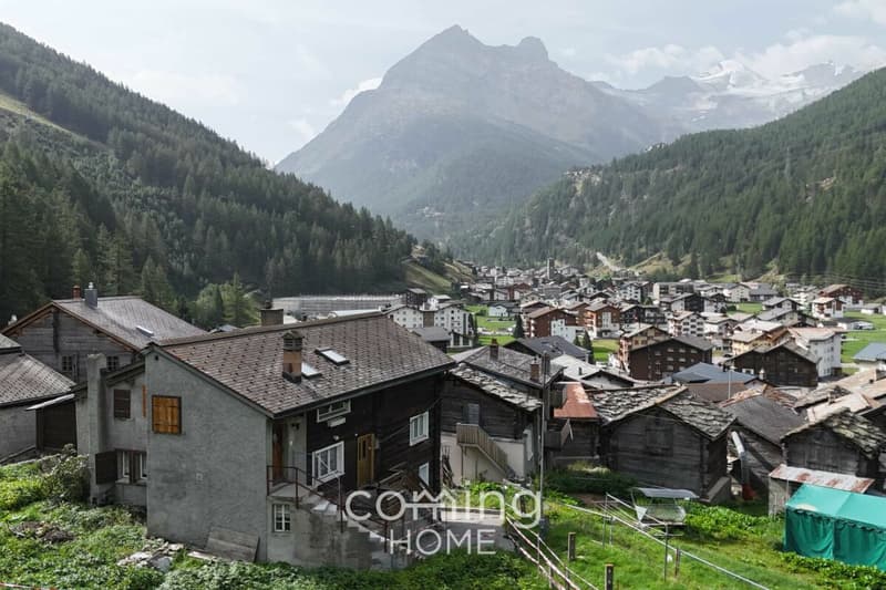 Charmante 4-Zimmerwohnung in Saas-Grund mit sonniger Bergsicht (9)