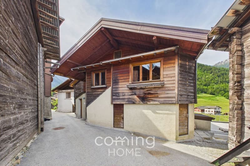 Alpines Zweifamilienhaus mit Panoramablick, Terrassen, Stall und Doppelgarage - Unterems (14)