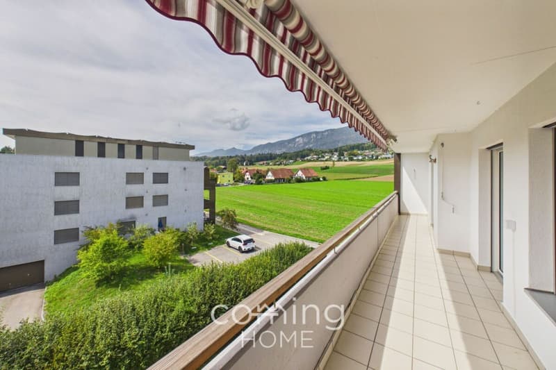 Modernisierte 4.5 Zimmerwohnung in Riedholz mit Bergsicht und Balkon (13)