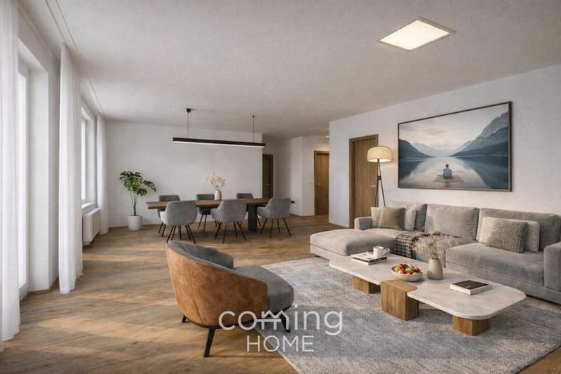 Mitgestalten statt übernehmen - 4.5-Zimmer-Wohnung mit Balkon in zentralem Brig (1)