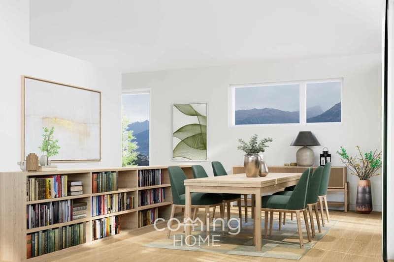 Cheminée, Bergblick und Gestaltungsfreiheit - kompaktes Neubauhaus in sonnigem Bürchen (1)