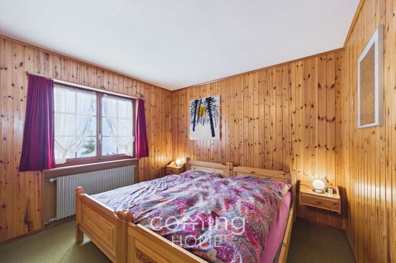 Wohnen heute, bauen morgen - Chalet mit 1'800 m² Baulandreserve in sonnigem Bürchen (8)